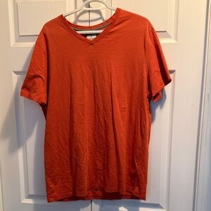 Denver Hayes Men's Short Sleeve Orange Tee